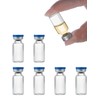 3ml Glass Vials for Injections, Self-Healing Injection Port, Sterile Empty