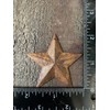 Group of 100 Rusted Metal Stars with Hole for Decorating