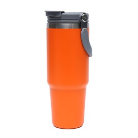 Insulated Water Bottle 890ml Stainless Steel Portable Car Thermal Coffee Cup with Handle for Travel Gym Sports