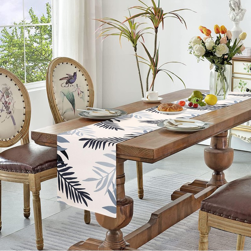 Table Runner Modern Living Room Table Runner Washable Table Runner