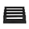 Bloomingville, Black Tri-Sectional Metal Plate Stand Organizer, Small