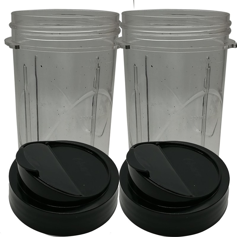 Replacement 24oz Blend-N-Go Cup with lid,Compatible with Oster pro blade:Oster