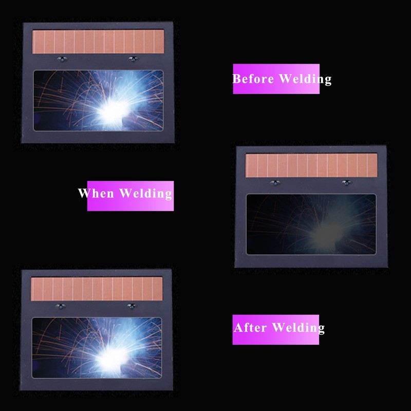 Solar Panel Welding Helmet Replace Lens, Auto Darkening Goggles Shield