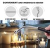 TOMOLO 2 Pack Electric Candle Lighter USB Rechargeable Flameless Windproof