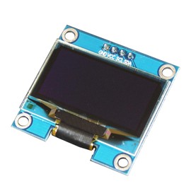 Paradisetronic.com 1.3 Inch OLED Display Module with 128 x 64 Pixels, I2C, 3.3 V, White, Compatible with Arduino, Raspberry Pi, ESP32, STM32