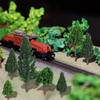 BESPORTBLE Model Trees 20Pcs: 3.5inch Mini Diorama Train Miniature Forest