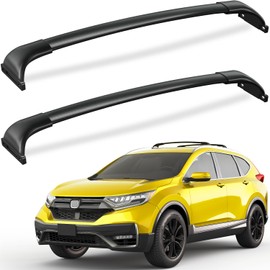 FengYu Roof Rack Cross Bars 220lbs Compatible with Honda CRV CR-V 2017-2022 with Side Rails (Not for 2023 2024 2025 2026), All-Metal Aluminum Roof Rails Crossbars Rooftop Cargo Bar Black Luggage Racks