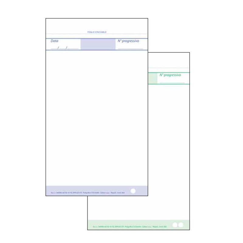 Alevar 3760/2 Blocchi Autokopianti Buoni Comande 2 Copies, pack of