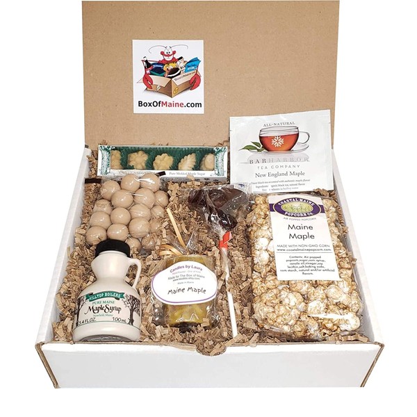 Maine Maple Sampler Gift Pack - 7 Count - Maine Made - Great for Holidays & Birthdays