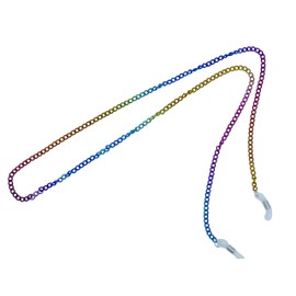 GoOpticians Rainbow Multi Coloured Bright Glasses Chain for All Spectacles