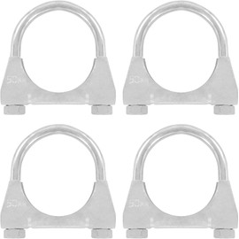 Set of 4 Stainless Steel Brackets M8 x 50 mm Extremely Durable Mounting Clamps Stainless Steel Heavy Duty (Pack of 4 M8 x 50 mm)