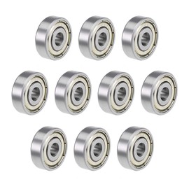 Fasizi 635ZZ Double Metal Shades Deep Groove Ball Bearings 5x19x6mm (Pack of 10)