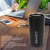 Coffee Cup 400ml Vacuum Stainless Steel Simple Stylish Portable Insulated