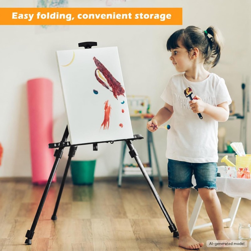 RRFTOK 17-66 Inch Adjustable Art Easel Stand for Painting and