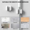 Colist 3 Pack Broom Mop Holder, Wall Mounted Broom Holder,