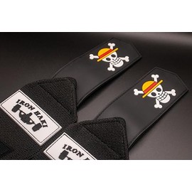 Anime Wrist Wraps Ideal for Weightlifting, Powerlifting, and CrossFit. One Size Fits All. Premium Wrist Support for Gym Workouts (Straw)