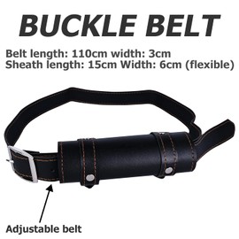 HOMURY Katana Sword Holder with 105 cm Belt, Robust Belt for Comfortable Carry, Perfect Cosplay and Samurai Enthusiasts, Accessory for Reenactments, High-Quality Accessory for Samurai Fans