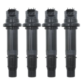 CADUFUELLY 4Pcs F6T558 Ignition Coil, Replacement for Yamaha FZ1 2006-2014 Replacement for Yamaha YZF-R6S 2006-2009, Replaces 5VY-82310-00-00 5SL-82310-00-00