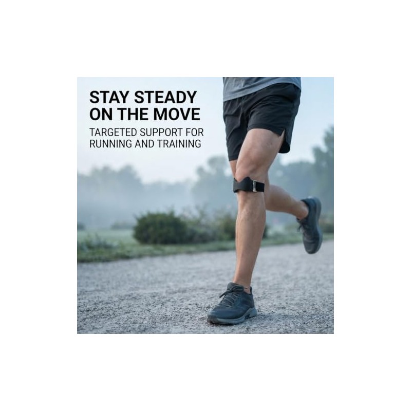 Stryd Precision Knee Strap, Adjustable Support for Running, Gym