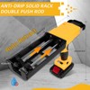 Electric Cordless Caulking Gun Dripless Double Cartridge Adhesive Epoxy Gun