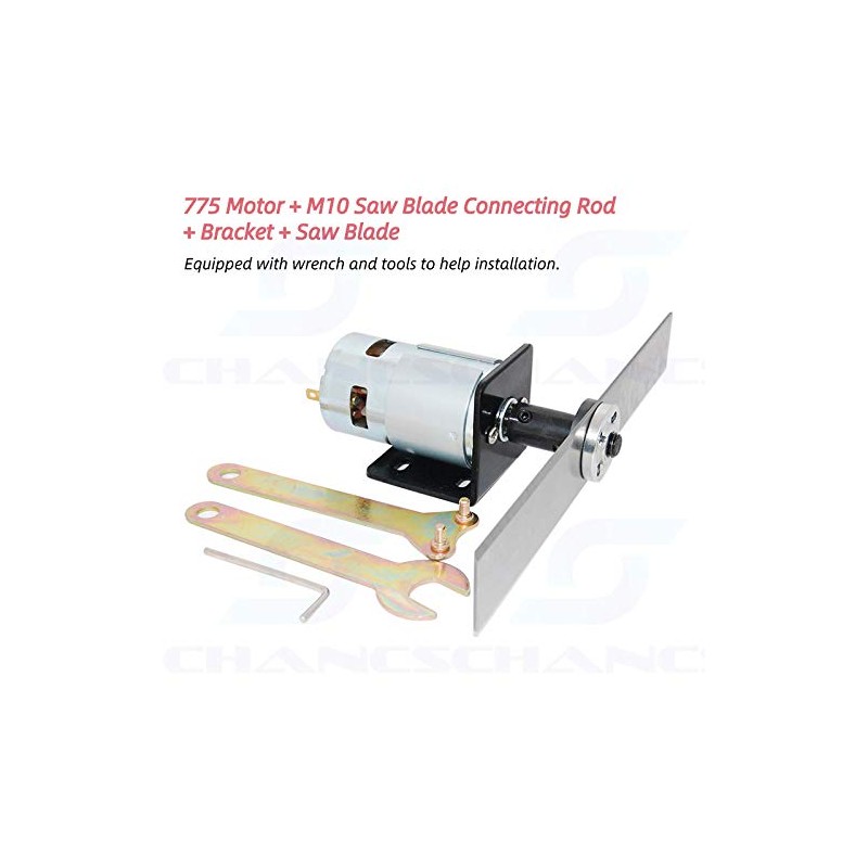 775 Gear Motor 12V/24V Kit de sierra circular DC Mini