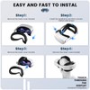 VZNEK Comfort Head Strap for Meta Quest 2,Elite Strap Replacement