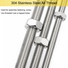 M5 Threaded Rod 100 mm 4 Pieces Threaded Rods Fully