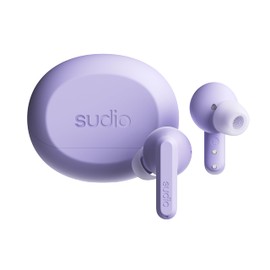 Sudio A3Pro Purple Fog - The All-Day Noise Cancelling Earbuds Balanced Listening Experience, Microphones, Multi-Point Bluetooth Connection, Bluetooth 5.4, IPX4