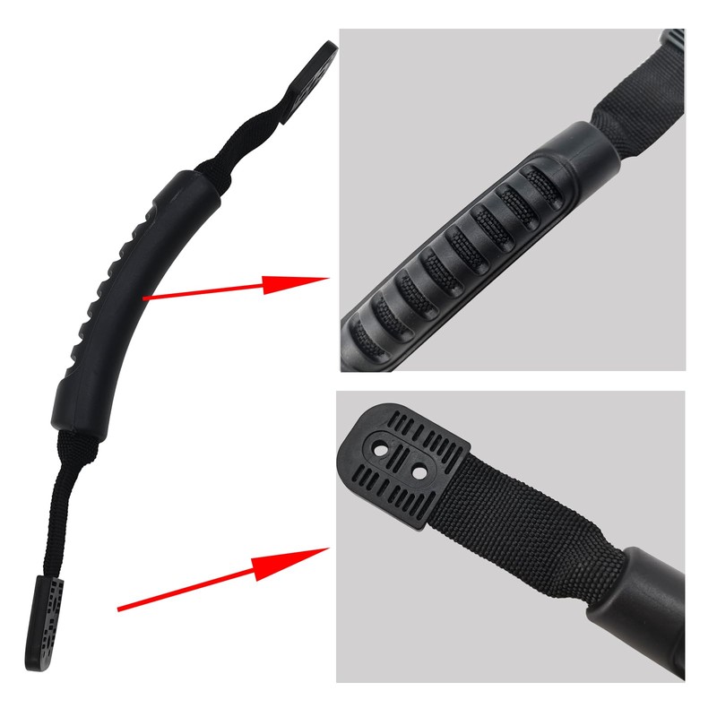 JT-HLM 2 pcs Kayaks Handle Boat Handle Rubber Boat Side