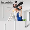 36-inch Ceiling Fan Downrod with Extension Cord, 3-Foot White Ceiling