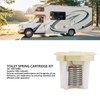 RV Toilet Spring Cartridge Kit ABS Plastic Long Lasting Use