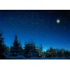 Fmarui Christmas Star Backdrop Winter Night Bethlehem Photography Background Nativity