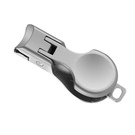 Baluue Stainless Steel Mini Nail Clippers with Splash Design Compact Slanted Edge Fingernail Toenail Trimmer for Travel and Home Use Wide Jaw Structure for Clean Trimming