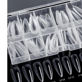 Other Malcantip Gel 120pcs Nail Artificial Extension Nail Coffin Tips Poly, 3-Malkantip-Coffin / 기타 말캉팁 젤 120pcs 손톱 인조 연장 네일 코핀 팁 폴리, 3-말캉팁-코핀