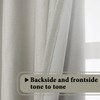 H.VERSAILTEX Linen Blackout Curtain 54 Inches Long for Bedroom/Living Room