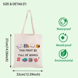 Book Lover Tote Bag Reader Gift Library Shopping Bag Bookshelf Tote Bag Book Reader Tote Bag Read Tote Bag (FULL BOOKS CA)
