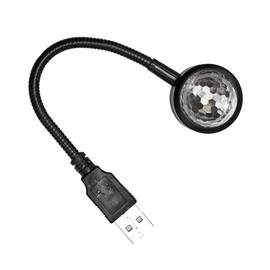 SOLUSTRE Led Projector Lights Disco Lamp for Car USB Light Sound Activated Party Lights USB Plug Rotating Lights Mini Disco for Home Room Dance Parties Birthday Bar Karaoke Interior Car Lights