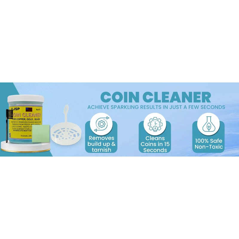 JSP Super Coin Cleaner for Copper Gold Silver Precious Metals