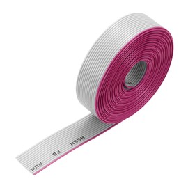 sourcing map IDC Wire Flat Ribbon Cable 4m/13.1ft Length 1.27mm Pitch 14Pin Gray for JTAG/ISP Connecting