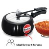 Hawkins 3.5 Litre Contura Black Pressure Cooker, Hard Anodised Inner