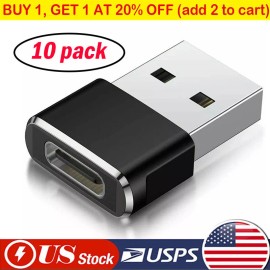 Unbranded 10-50 PACK USB C 3.1 Type C Female to USB 3.0 Type A Male Port Converter Adapter - Only Towel xl (NO Adapter)