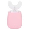 Children Electric Toothbrush Teeth Cleaning Massage UShape Waterproof Automatic Toothbrush(Pink