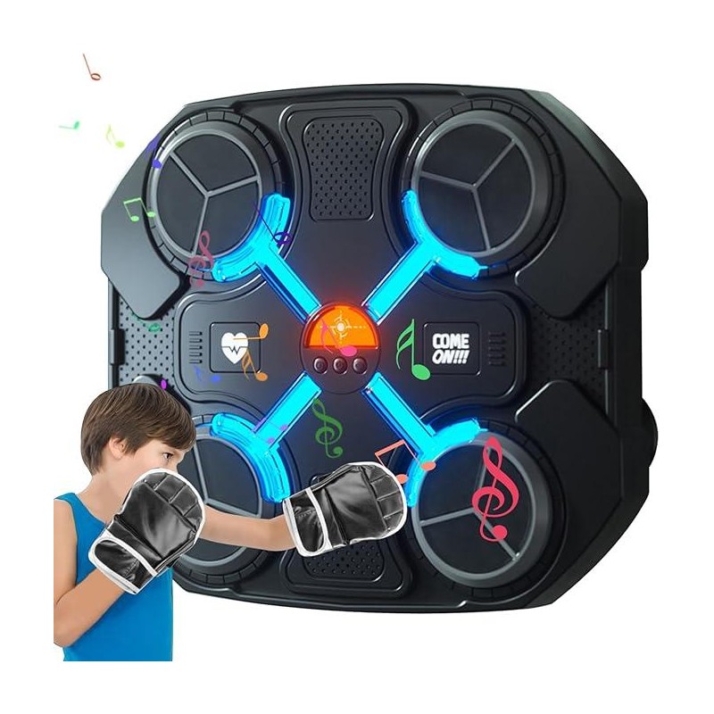 2025 Easter gift Kids' Music Boxing Machine with Boxing Gloves,
