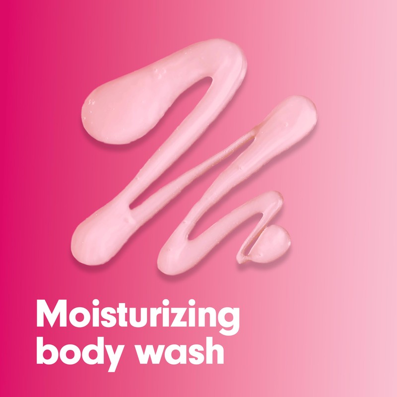 Softsoap Moisturizing Body Wash and Shave Gel, Creamy Strawberry Scent,