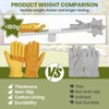 Velway Leather Thick Gardening Gloves - Tough Thorn Proof Reinforced