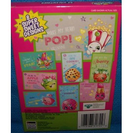 Shopkins Valentines Day Cards (Box of 32) Shopkins