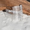 Clear Quartz Crystal Stone Hair Combs (QTY of 2)