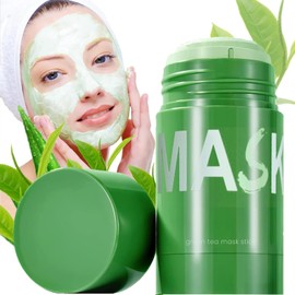 Mascarilla en Barra de Limpieza Profunda con Té Verde Reduce los puntos negros, limpia los poros, controla eficazmente la grasa, adecuado para todos los colores de piel.
