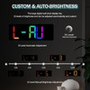 JoFomp 17.3" Large Digital Wall Clock, LED Digital Clock Large