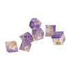 7pcs Resin Role Playing Game Dice Men Women Portable Exquisite